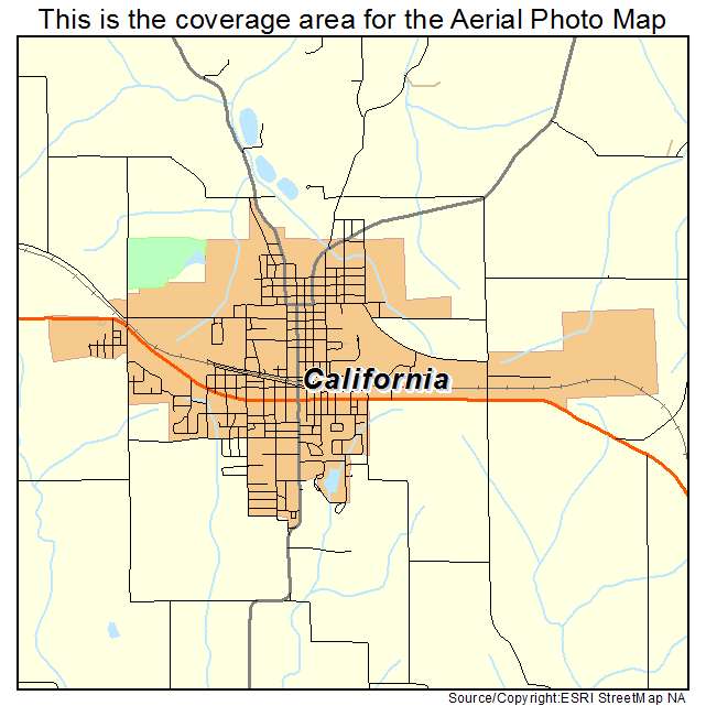 California, MO location map 