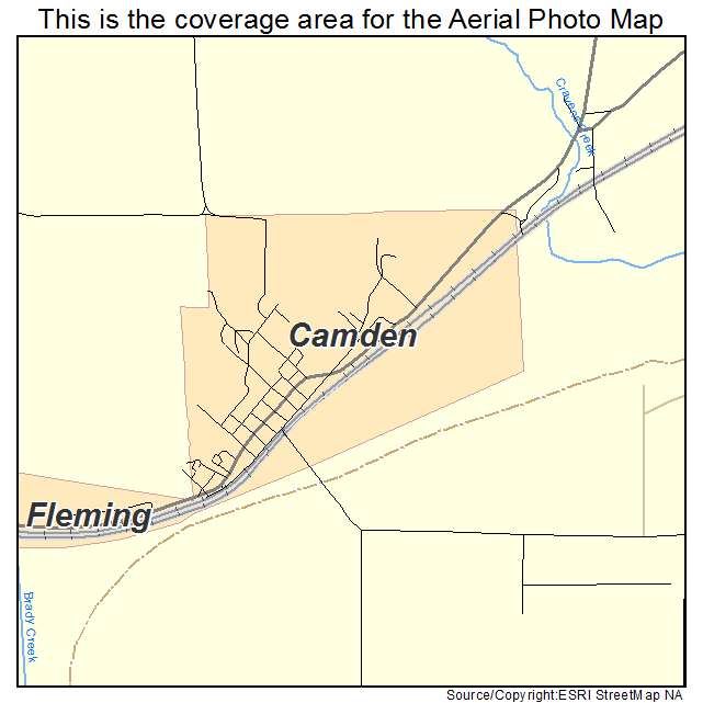 Camden, MO location map 