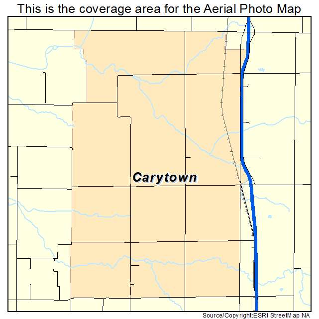 Carytown, MO location map 