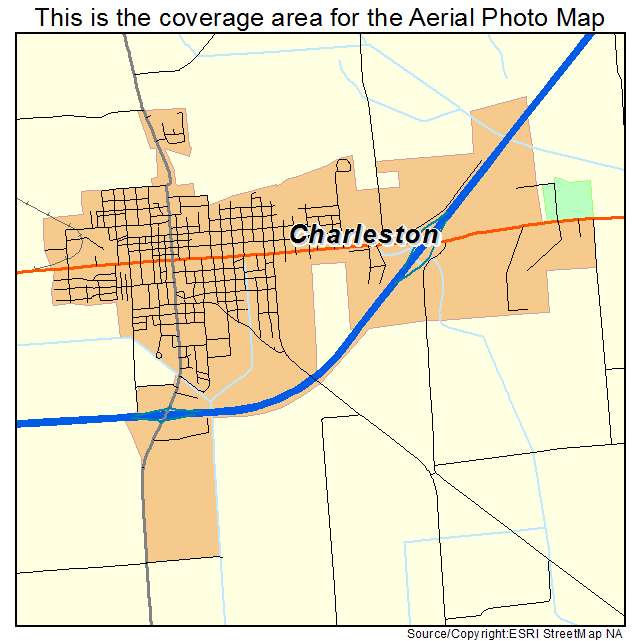 Charleston, MO location map 