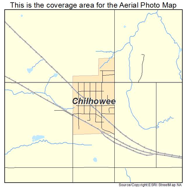 Chilhowee, MO location map 