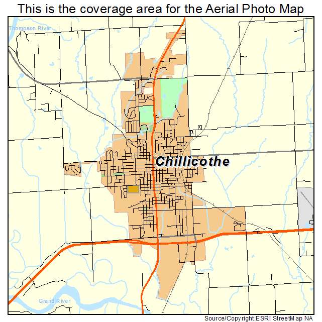Chillicothe, MO location map 