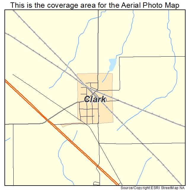 Clark, MO location map 