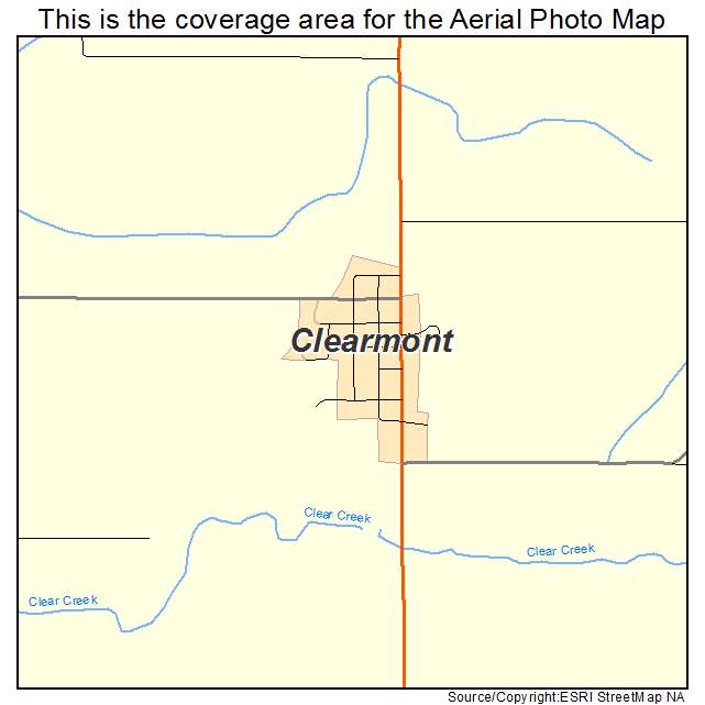Clearmont, MO location map 