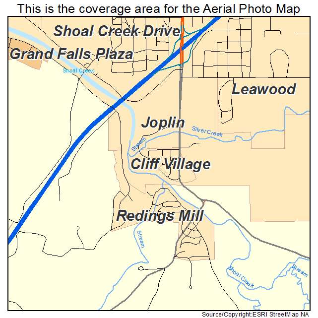 Cliff Village, MO location map 