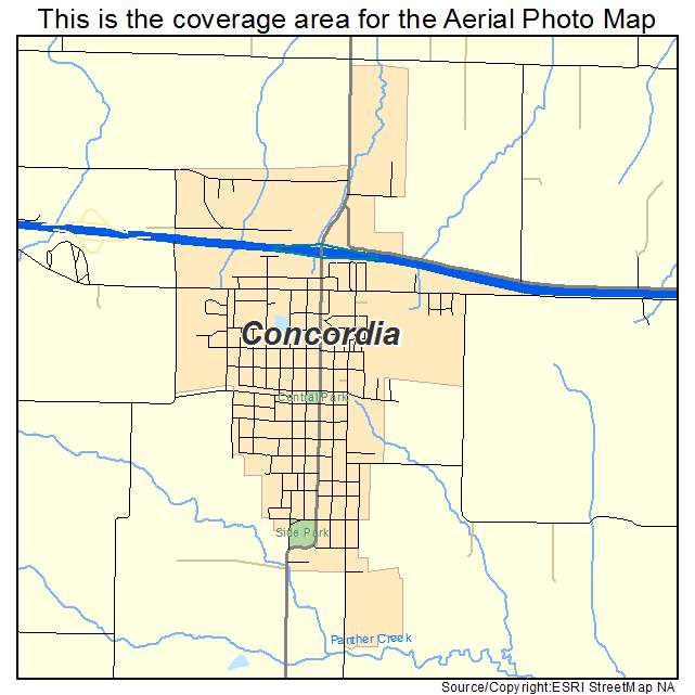 Concordia, MO location map 