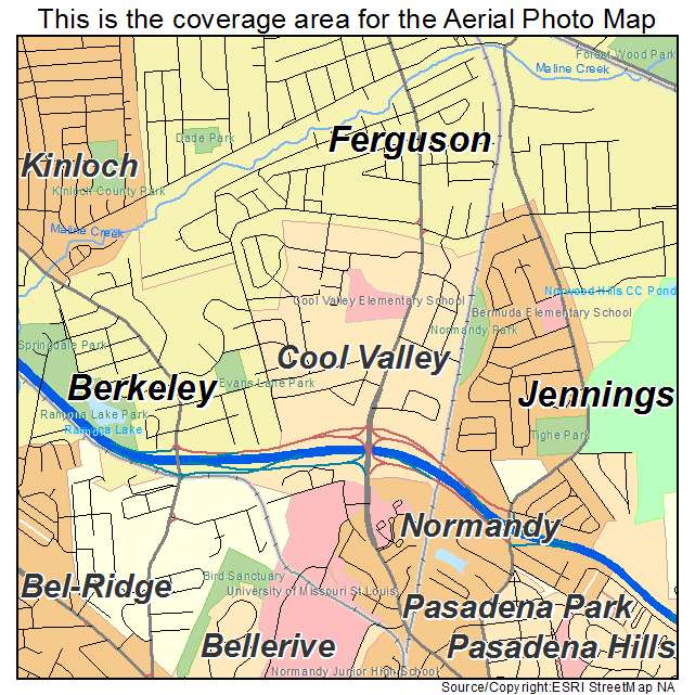 Cool Valley, MO location map 