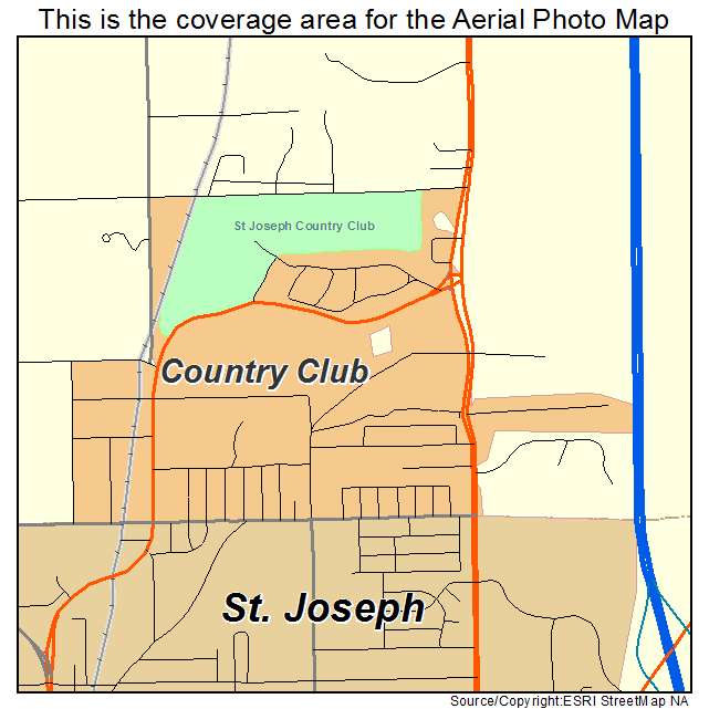 Country Club, MO location map 