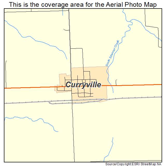 Curryville, MO location map 