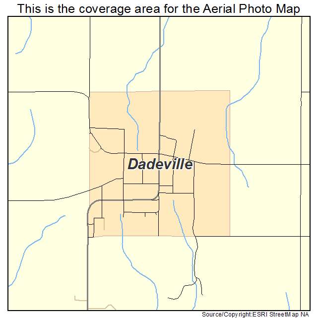 Dadeville, MO location map 
