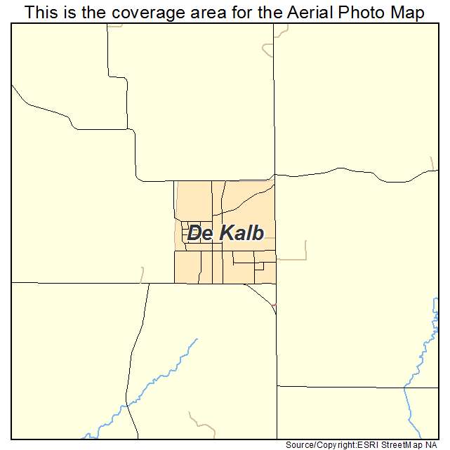 De Kalb, MO location map 