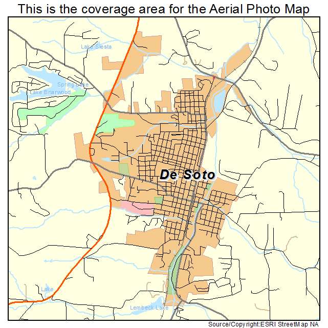 De Soto, MO location map 