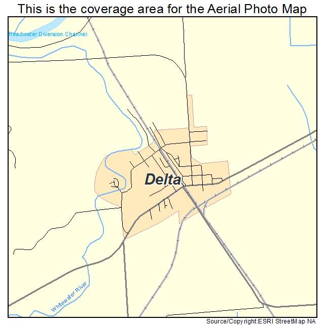 Delta, MO location map 