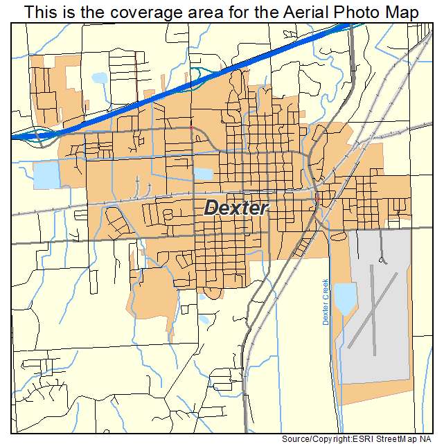 Dexter, MO location map 