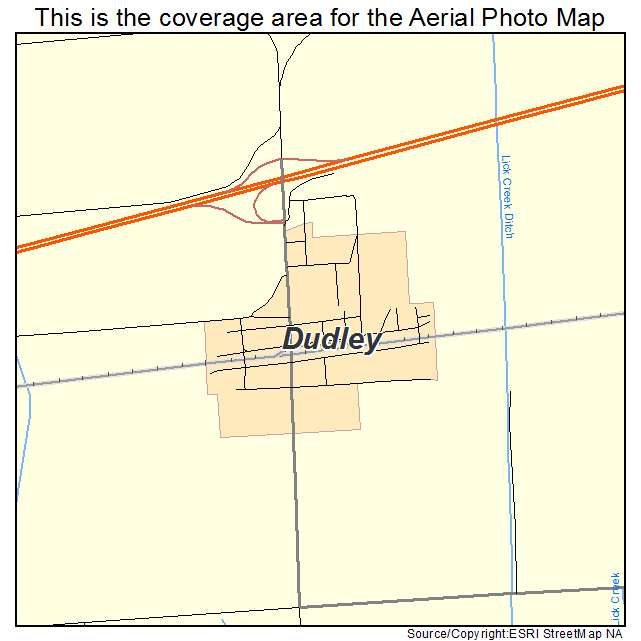 Dudley, MO location map 