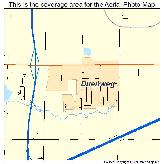 Duenweg, MO location map 