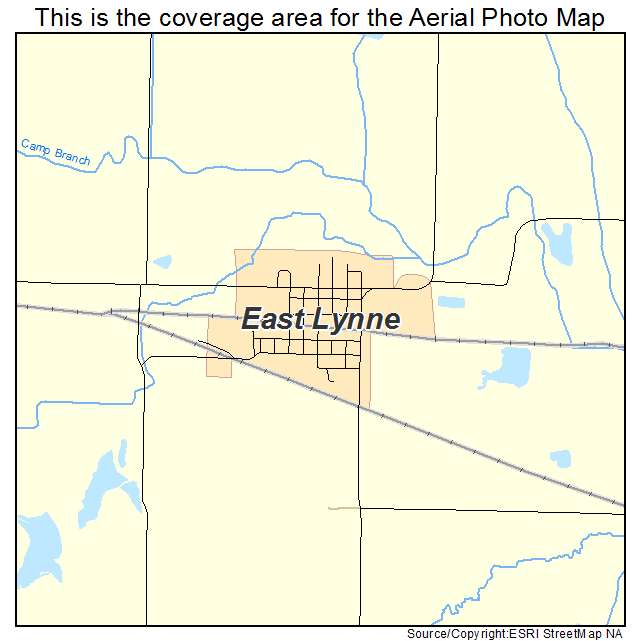East Lynne, MO location map 