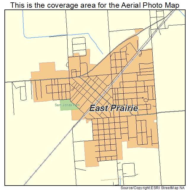 East Prairie, MO location map 
