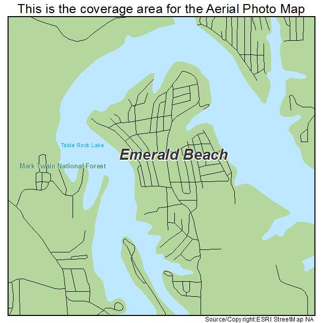Emerald Beach, MO location map 