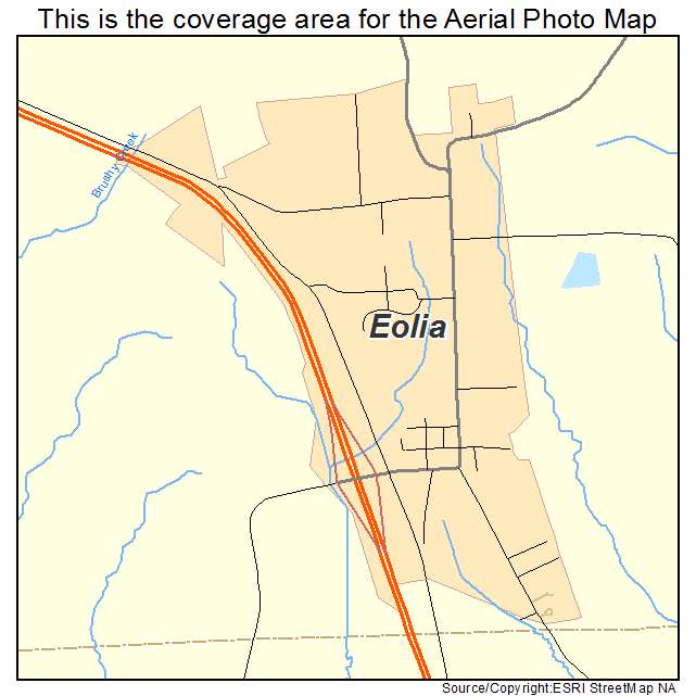 Eolia, MO location map 