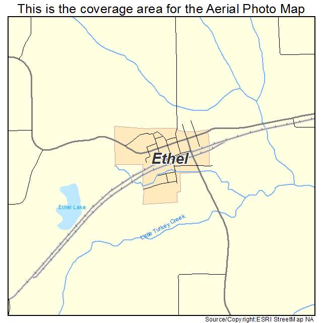 Ethel, MO location map 
