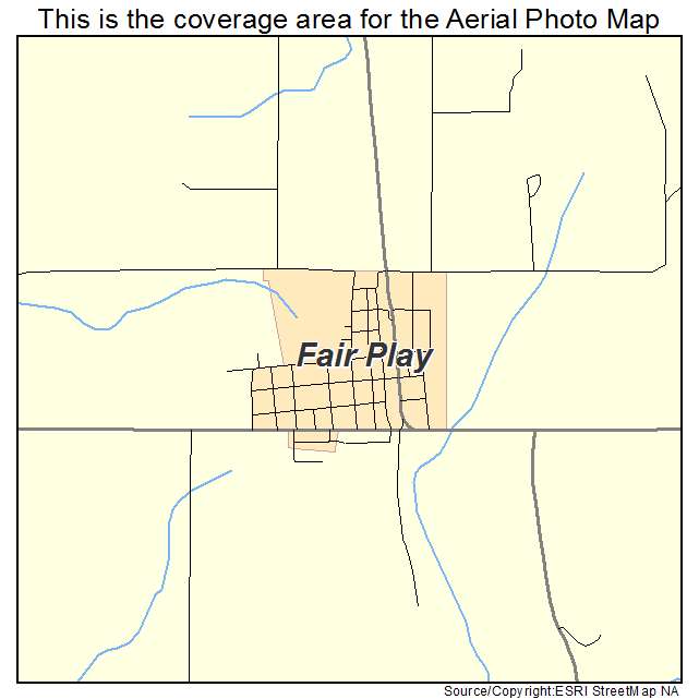 Fair Play, MO location map 