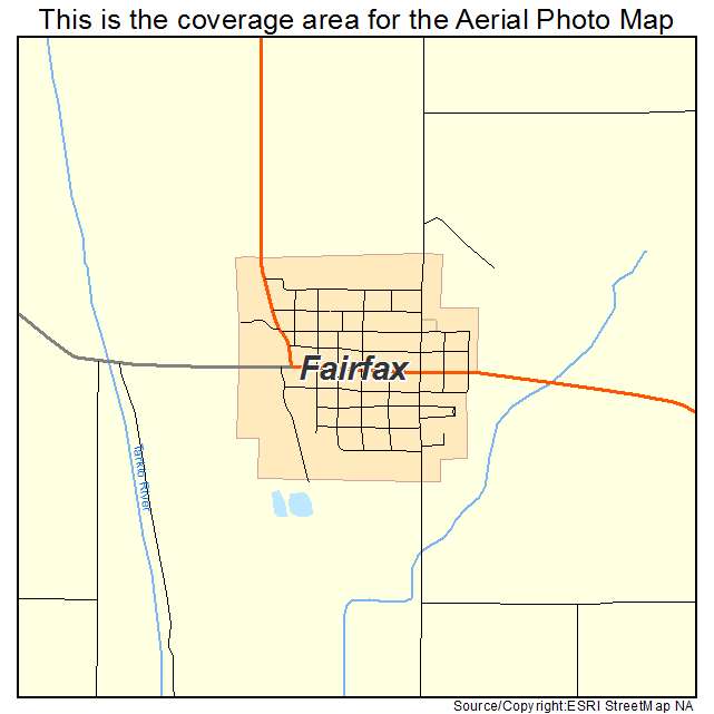 Fairfax, MO location map 