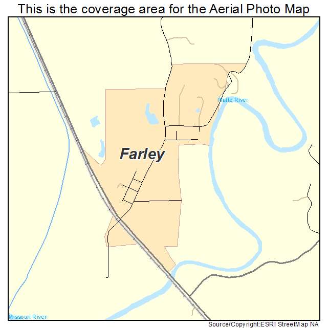 Farley, MO location map 