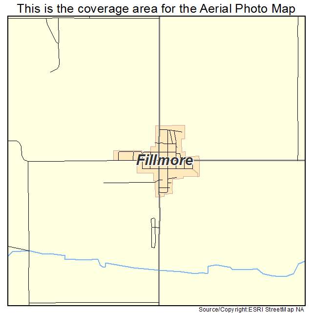 Fillmore, MO location map 