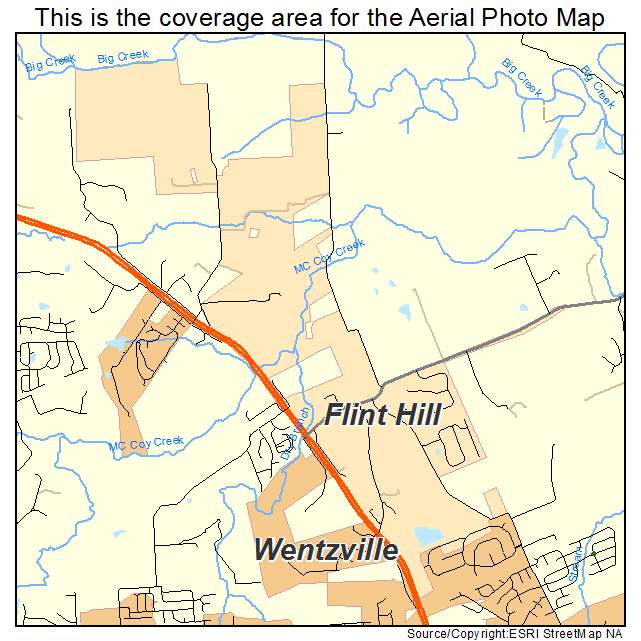 Flint Hill, MO location map 