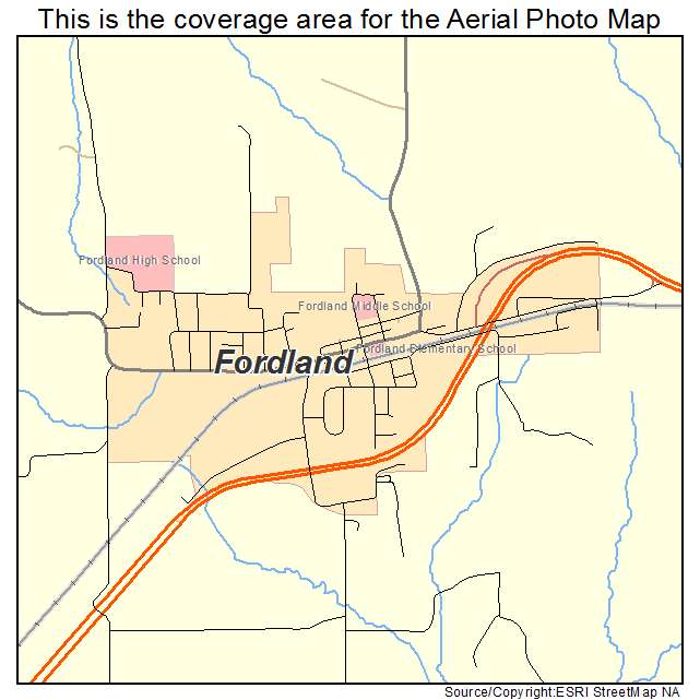 Fordland, MO location map 