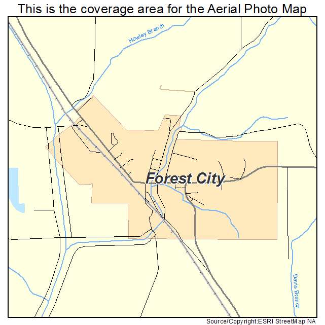 Forest City, MO location map 