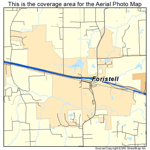 Foristell, MO location map 
