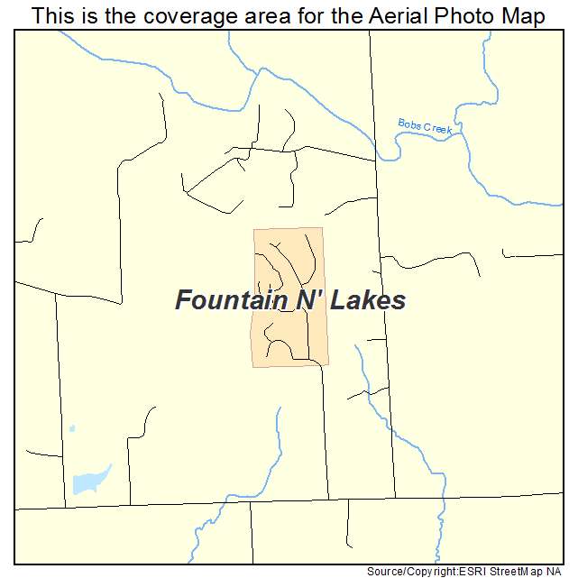 Fountain N Lakes, MO location map 