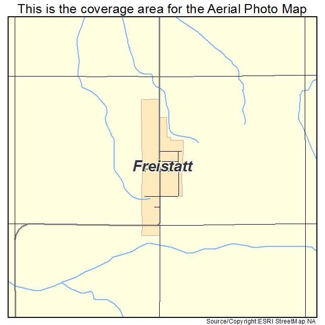 Freistatt, MO location map 