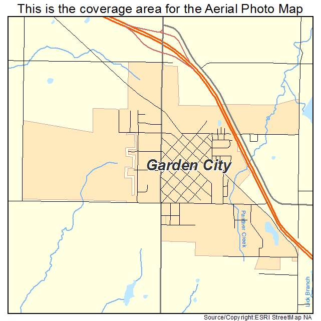 Garden City, MO location map 