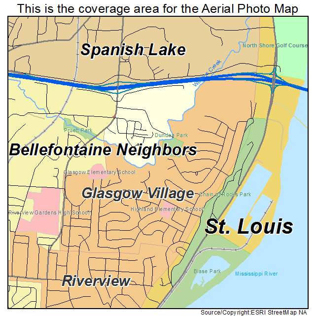 Glasgow Village, MO location map 