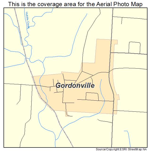 Gordonville, MO location map 