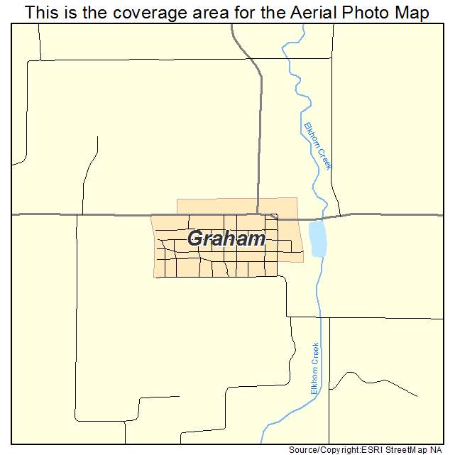Graham, MO location map 
