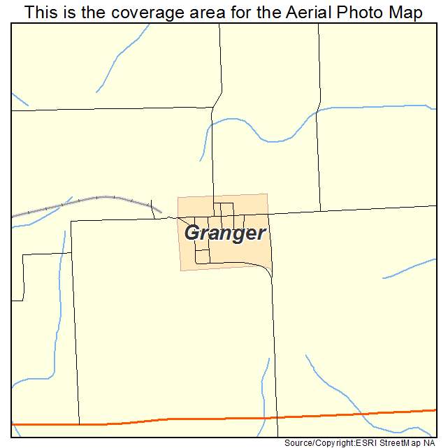 Granger, MO location map 