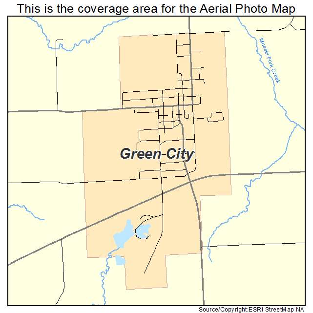 Green City, MO location map 