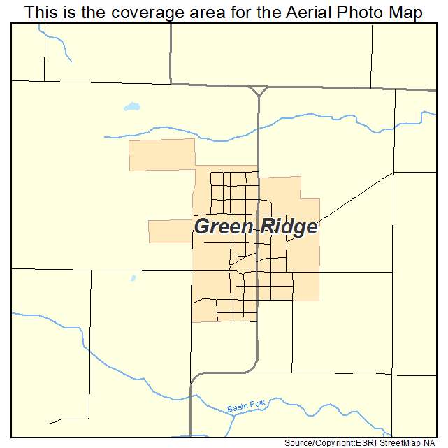Green Ridge, MO location map 