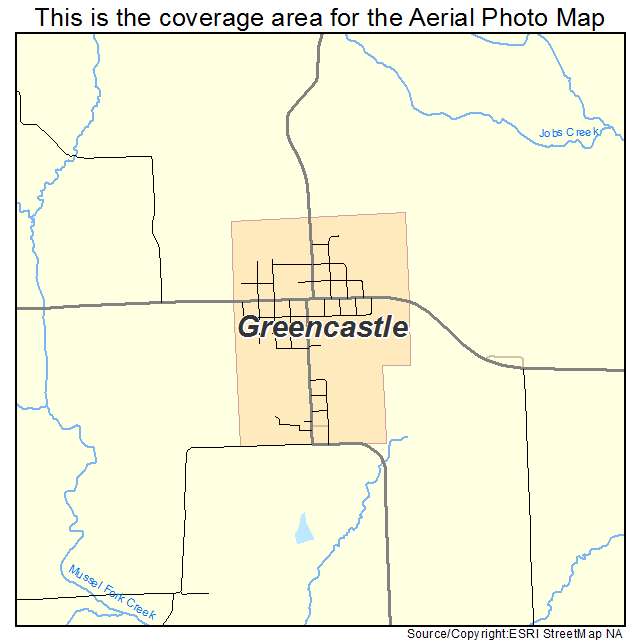 Greencastle, MO location map 