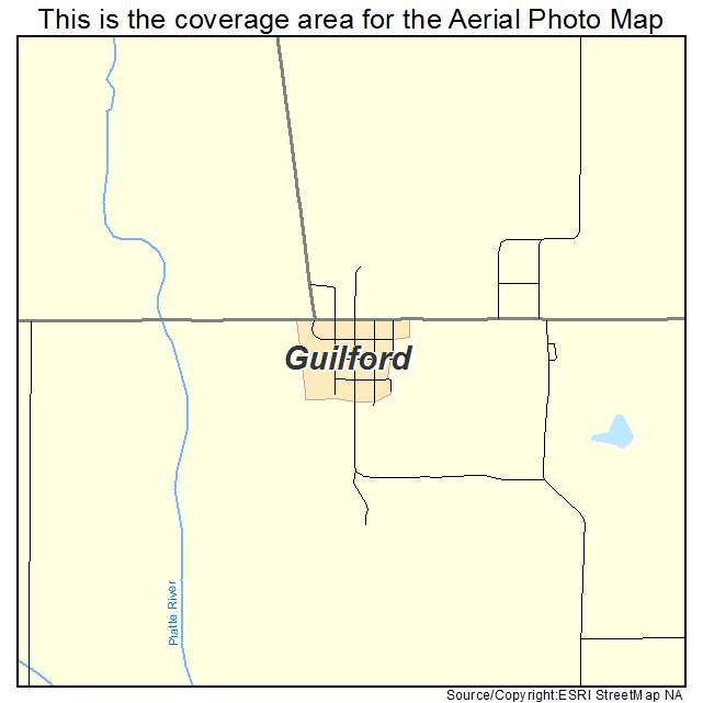 Guilford, MO location map 