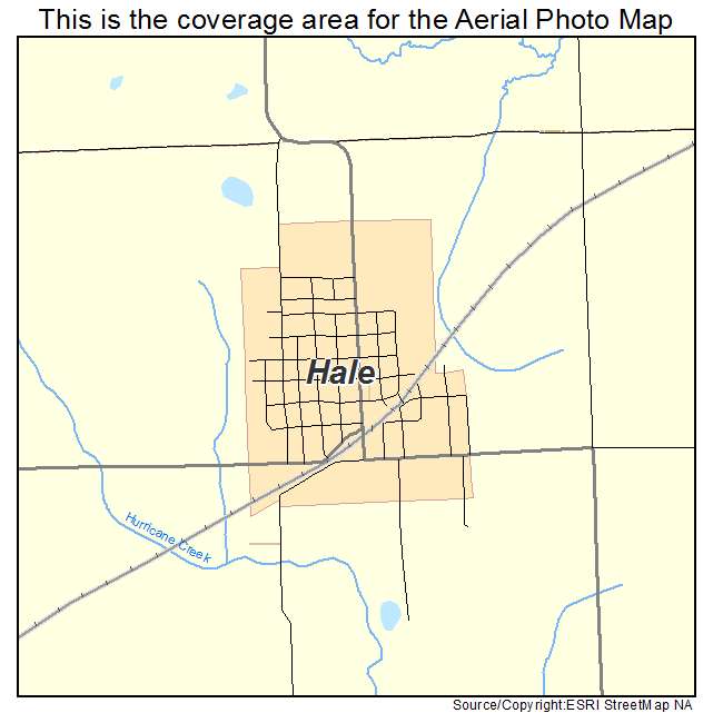 Hale, MO location map 