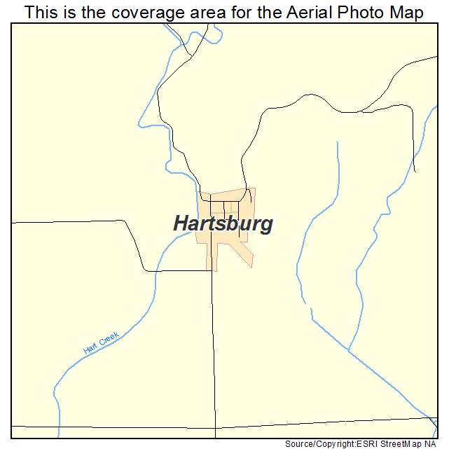 Hartsburg, MO location map 