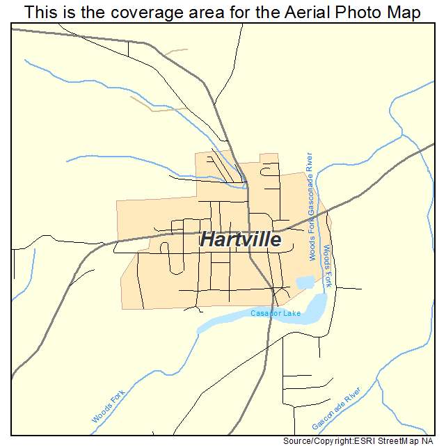 Hartville, MO location map 