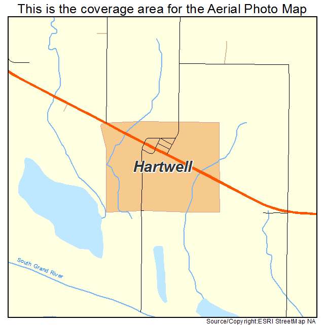 Hartwell, MO location map 