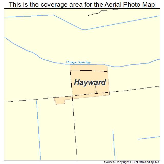 Hayward, MO location map 