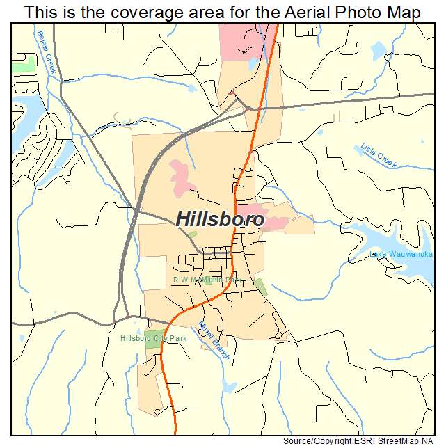 Hillsboro, MO location map 